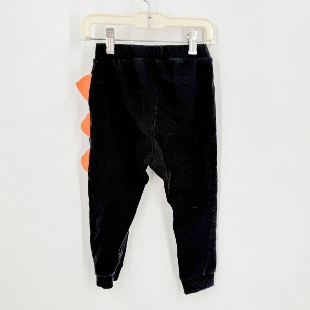 H&M Black and Orange Kids Matching Set